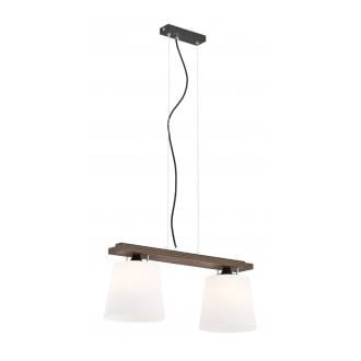 Lampa wisząca Vermouth 2 pł drewno orzech