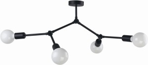 Plafon TWIG BL IV czarny