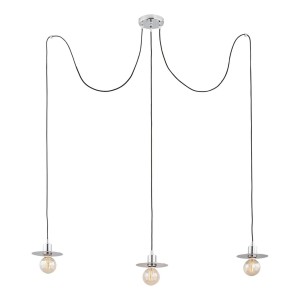 Lampa wisząca FARO 3pł Chr