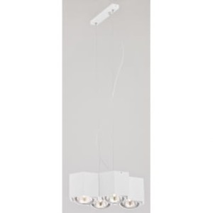 Lampa wisząca Espresso 4pł biały LED