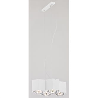 Lampa wisząca Espresso 4pł biały LED