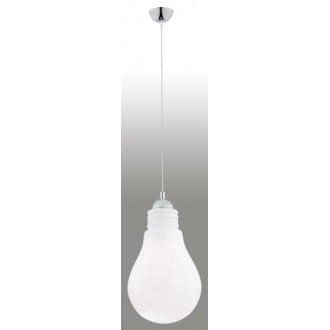 Lampa wisząca Kama 1pł przezroczysty - przewód przezroczysty