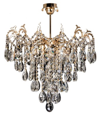Lampa wisząca P-1285/6 ZŁOTO