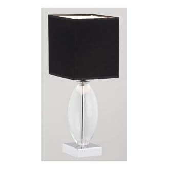 Nicea l.biurkowa przeźroczysta- czarny abażur
