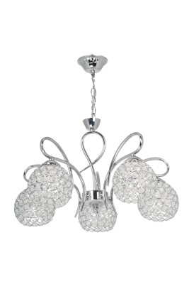 Lampa wisząca W-1537/5 CHROM