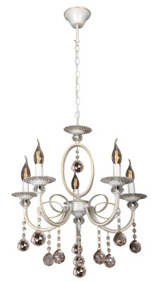 Lampa wisząca W-6094/5 BIAŁY+ZŁOTO