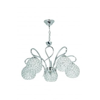 Lampa kryształowa 5 pł. ozdobna W-N 1537/5