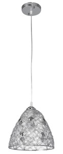 Lampa wisząca W-0381/1A SREBRO