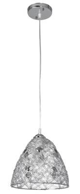 Lampa wisząca W-0381/1A SREBRO