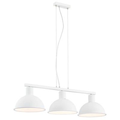 Lampa wisząca ARKADIA 3pl Biała