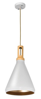 Lampa wisząca W-9056/1A BIAŁY+ZŁOTY