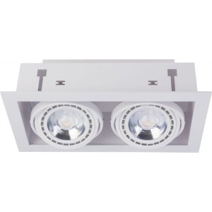 Oprawa sufitowa DOWNLIGHT WH 2pł ES111