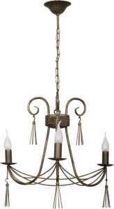 Lampa wisząca TWIST III mosiądz