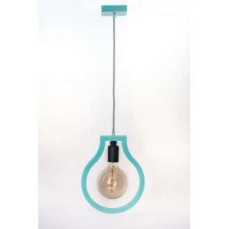 Lampa wisząca MINT-błękitna dla dzieci