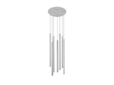 Lampa wisząca LASER WH VII biały
