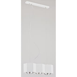Lampa wisząca Espresso 3pł biały LED