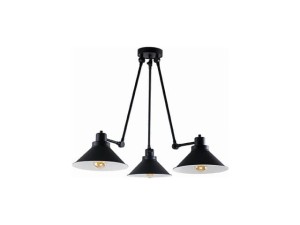 Lampa wisząca TECHNO 3pł BL czarny