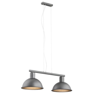 Lampa wisząca ARKADIA 2pl Antracyt