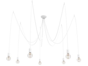 Lampa wisząca SPIDER pł7 biały