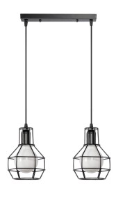 Lampa wisząca W-1714/2 CZARNY