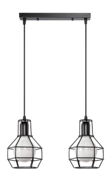 Lampa wisząca W-1714/2 CZARNY