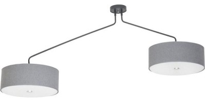 Lampa wisząca HAWK GRAY 6pł szary