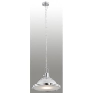 Lampa wisząca Kampos 1pł. chrom duży