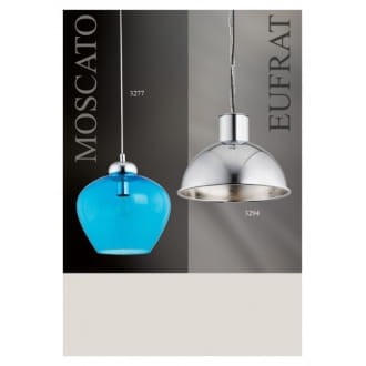 Lampa wisząca Eufrat 1 pł chrom