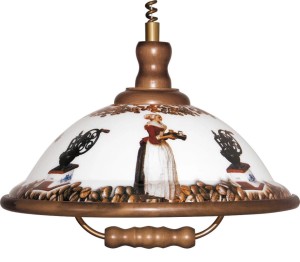 Lampa wisząca WLA-02/D HOLENDER BIAŁY+DĄB 