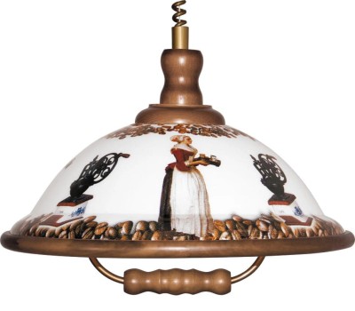 Lampa wisząca WLA-02/D HOLENDER BIAŁY+DĄB 
