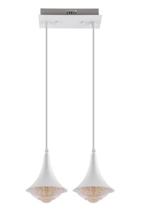 Lampa wisząca W-1008/2 BIAŁY