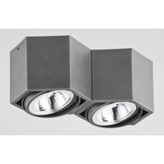 Espresso plafon 2pł szary LED