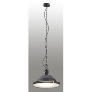 Lampa wisząca Kampos 1pł. czarny duży
