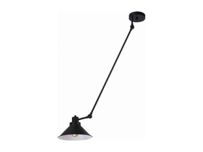 Lampa wisząca TECHNO 1pł BL czarny
